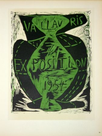 Lithograph Picasso - Vallauris Exposition 1954