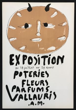 Lithograph Picasso - Vallauris Exposition (Premiere)