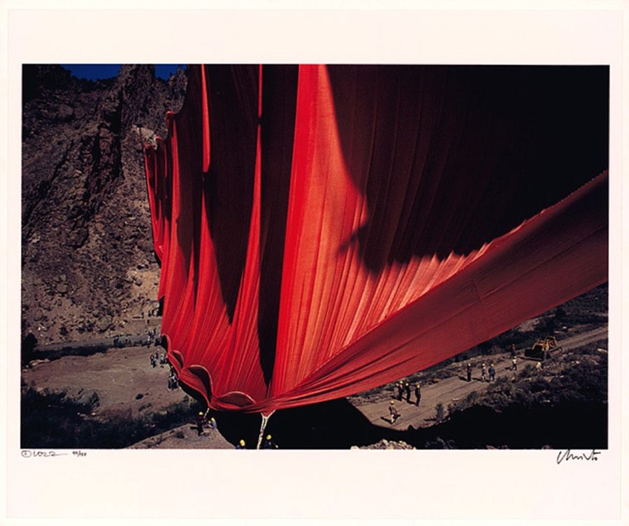 Photography Christo - Valley Curtain