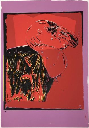 Screenprint Warhol - Vanishing Animals: California Condor