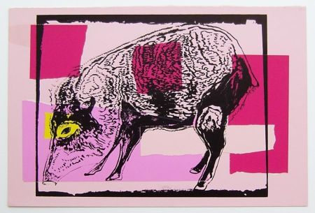 Screenprint Warhol - Vanishing Animals: Giant Chaco Peccary