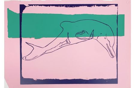 Screenprint Warhol - Vanishing Animals: La Plata River Dolphin