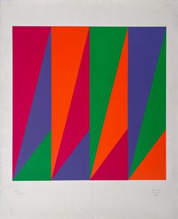 Lithograph Bill - Variation en trois couleurs 