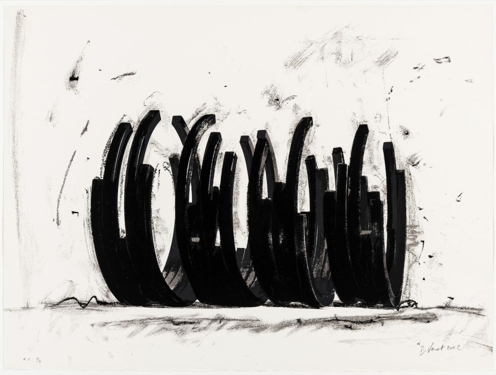 Screenprint Venet - Variations on the Arc 03