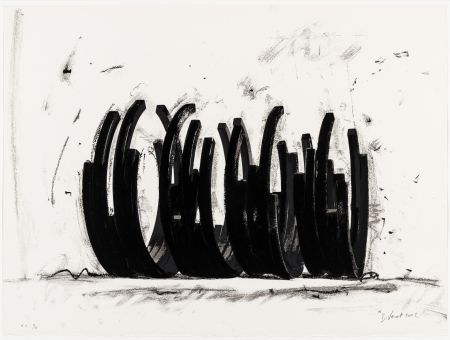 Screenprint Venet - Variations on the Arc 03