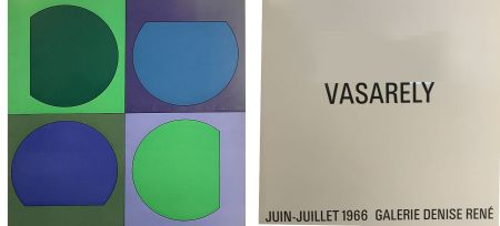 Illustrated Book Vasarely - Vasarely Juin Juillet 1966 - Galerie Denise René