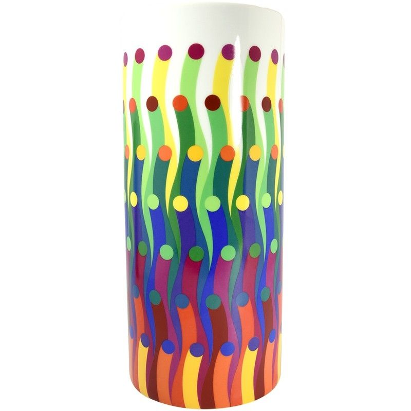 Ceramic Le Parc - Vase surface colorée