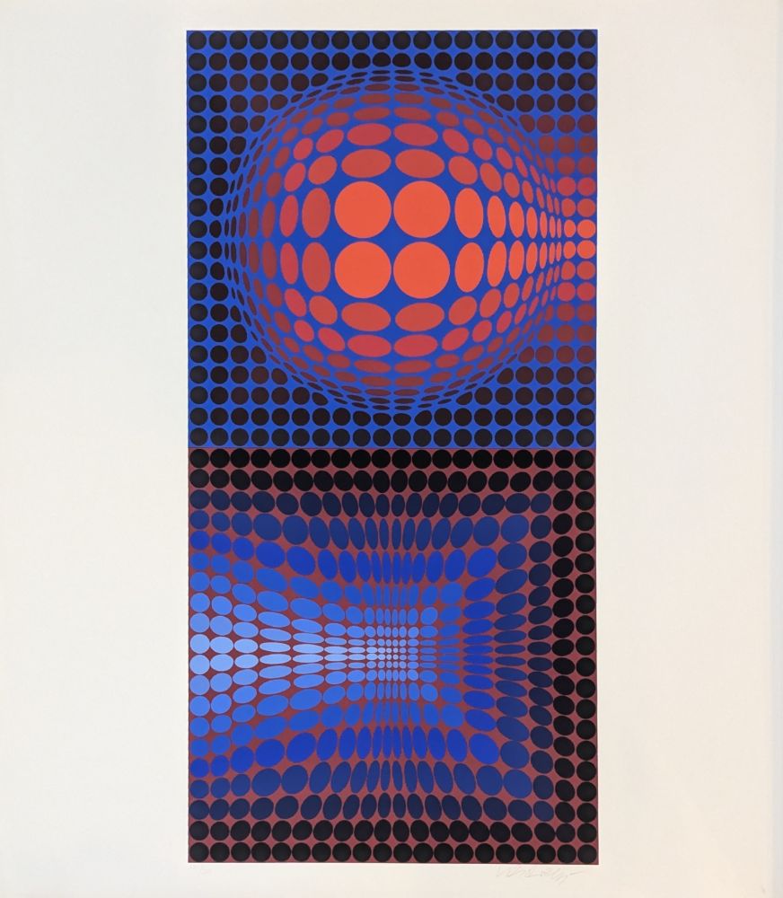 Screenprint Vasarely - Vega Pauk 