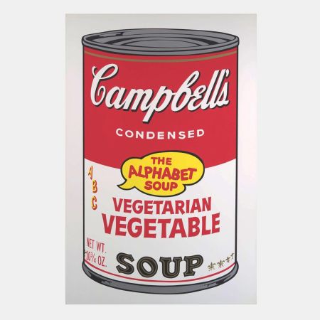 Screenprint Warhol - Vegetarian Vegetable, from Campbell's Soup II