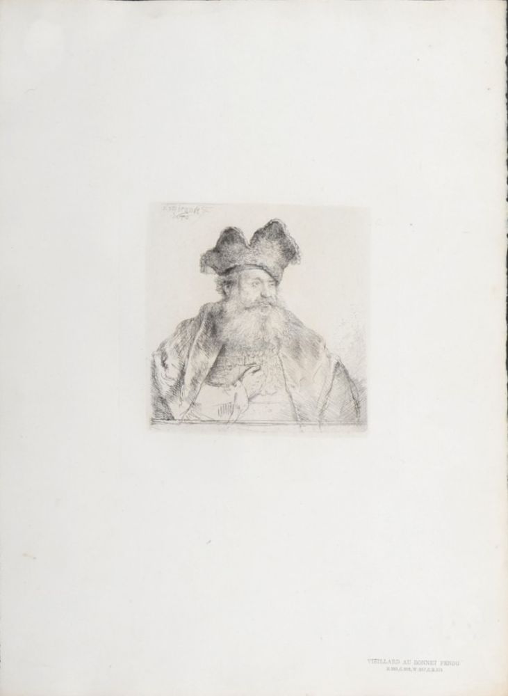 No Technical Rembrandt - Veillard au bonnet fendu