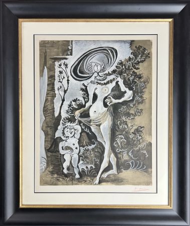 Lithograph Picasso - Venus et l’Amour voleur de miel