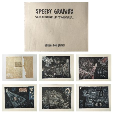 Woodcut Speedy Graphito - Vers de nouvelles z'aventures...