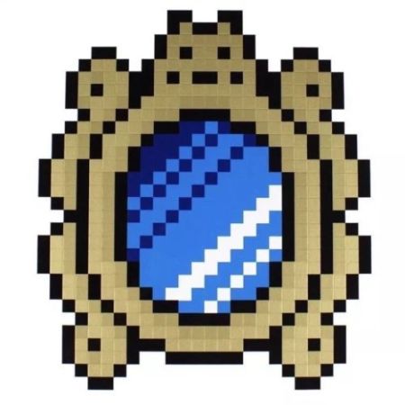 Screenprint Space Invader - Versailles (Blue)