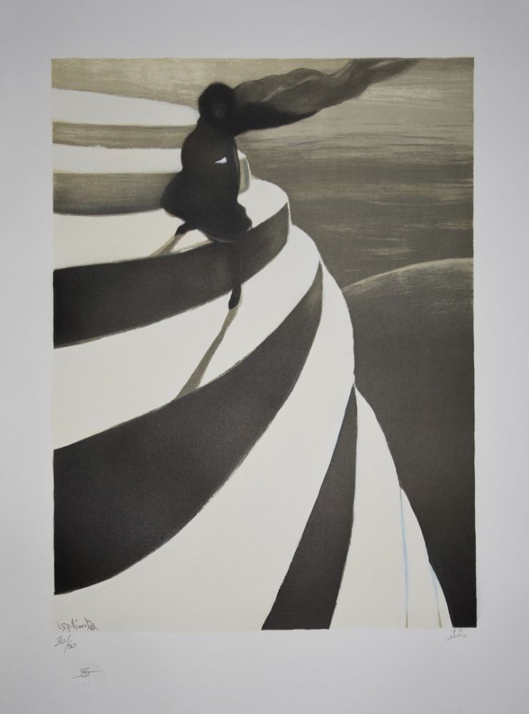 Lithograph Spilliaert - VERTIGE / VERTIGO 1908