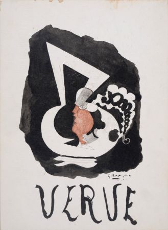 Lithograph Braque - Verve, 1952
