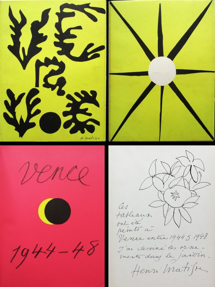 Illustrated Book Matisse - Verve n° 21-22. VENCE 1944-48. Couverture originale d'après les papiers découpés