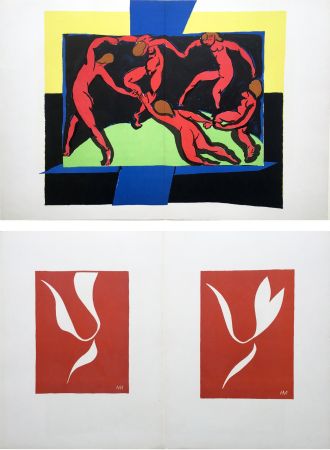 Illustrated Book Matisse - VERVE Vol. I, No. 4. (couverture de Rouault) LA DANSE, lithographie d'après Matisse (1938)