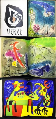 Illustrated Book Chagall - VERVE Vol. VII. N° 27-28. VISIONS DE PARIS (1953)