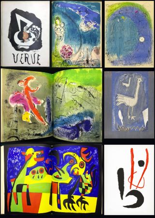 Illustrated Book Chagall - VERVE Vol. VII. N° 27-28. VISIONS DE PARIS (1953)