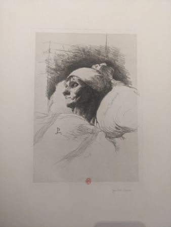 Etching Laurens - Victoire Tranchart / Tête d'étude