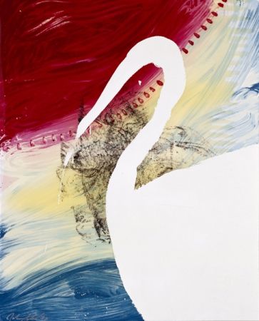 Screenprint Schnabel - View of Dawn from the Tropics-Roy