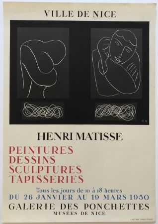 Lithograph Matisse - Ville de Nice - Galerie des Ponchettes