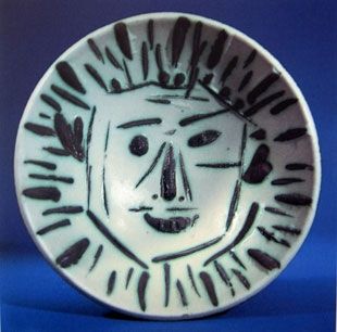 Ceramic Picasso - Visage de face