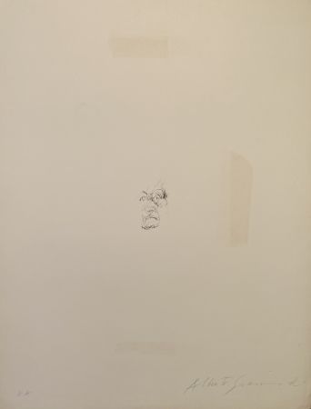 Lithograph Giacometti - Visage de la mère