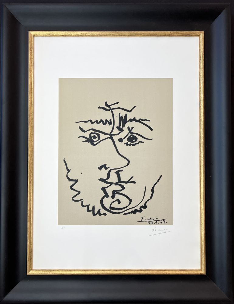 Lithograph Picasso - Visage (Face)