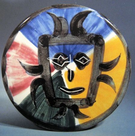 Ceramic Picasso - Visage n° 125