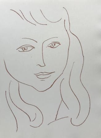 Lithograph Matisse - Visages II