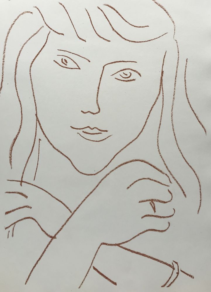Lithograph Matisse - Visages IV