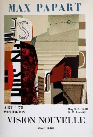 Lithograph Papart - Vision Nouvelle  Art 78 Washington