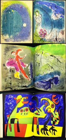 Illustrated Book Chagall - VISIONS DE PARIS. VERVE Vol. VII. N° 27-28 (1953)