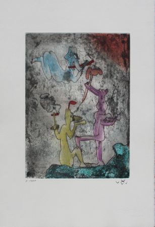 Etching And Aquatint Matta - Vivante mortalité 2