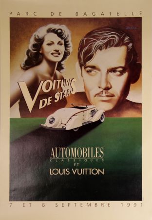 Poster Razzia - Voitures de Stars Automobile et Louis Vuiton