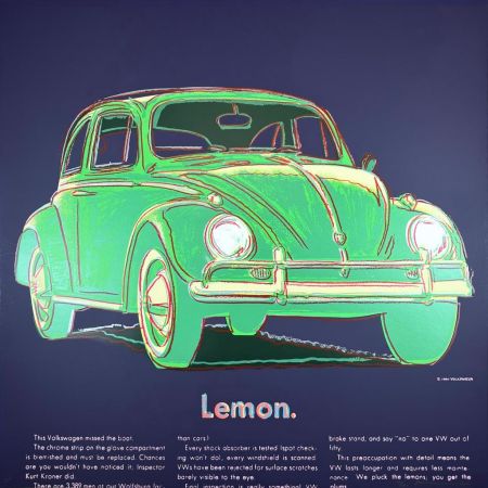 Screenprint Warhol - Volkswagen, II.358 from the ADS Portfolio