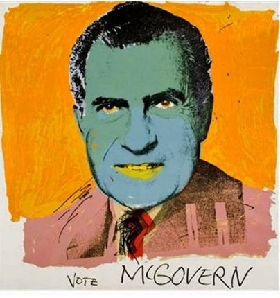 Screenprint Warhol - Vote McGovern
