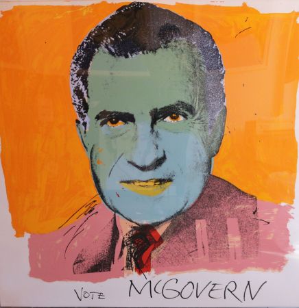 Screenprint Warhol - Vote McGovern