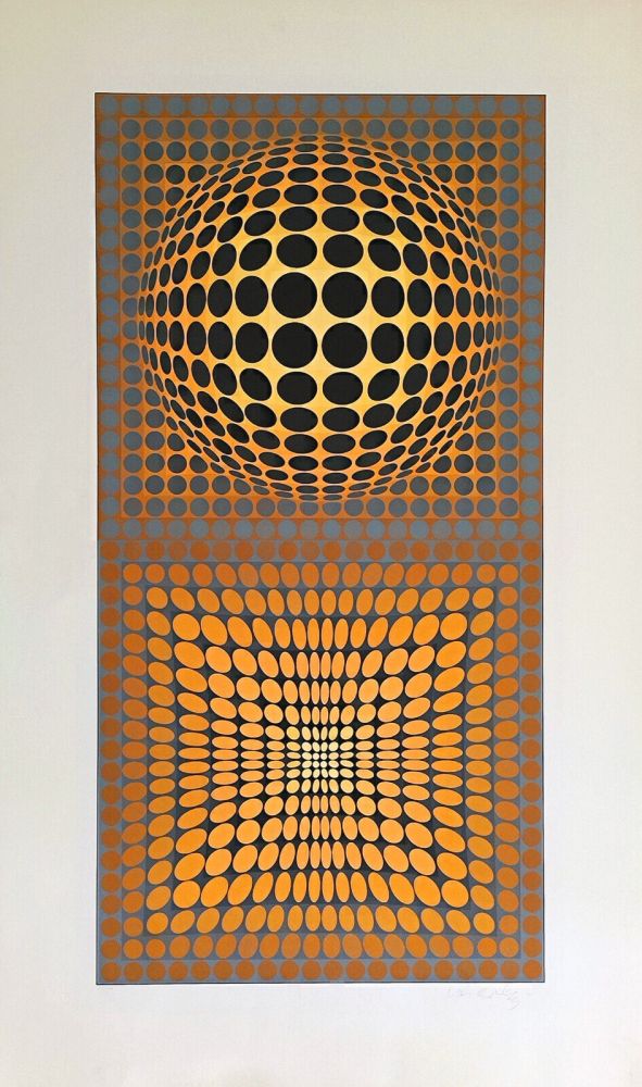 Screenprint Vasarely - VP-118