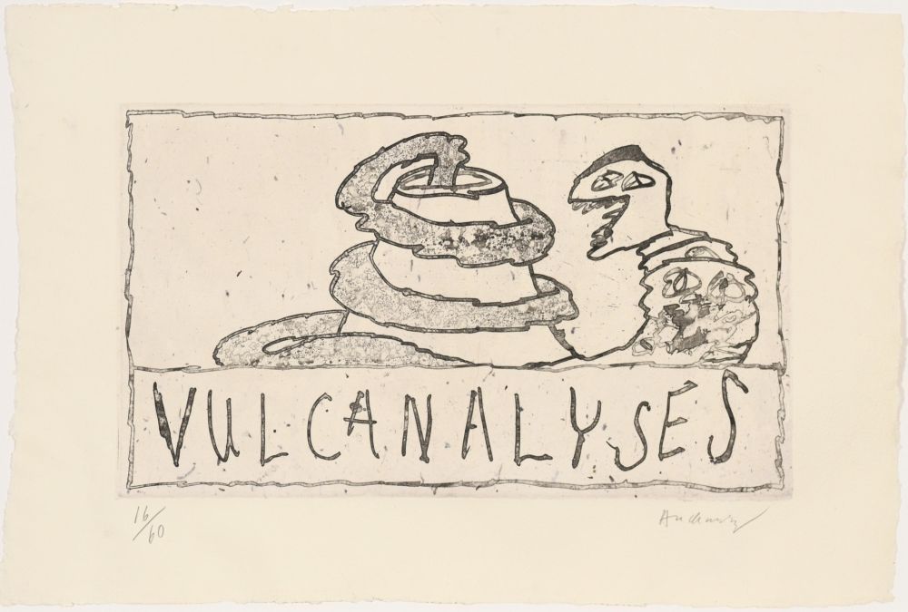 Engraving Alechinsky - Vulcanalyses 01