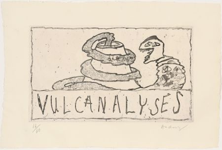Engraving Alechinsky - Vulcanalyses 01