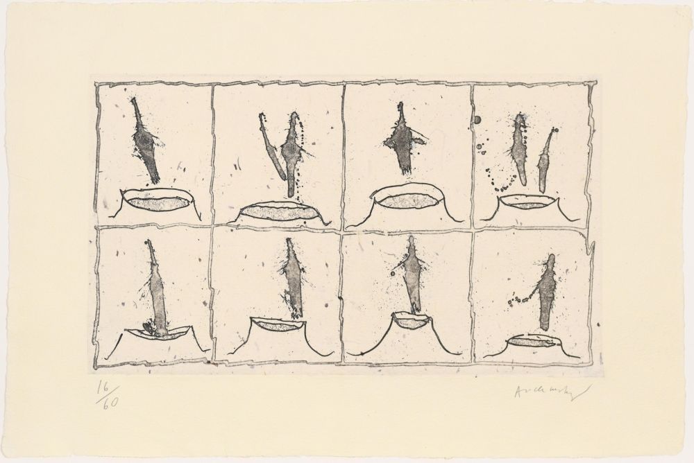 Engraving Alechinsky - Vulcanalyses 04