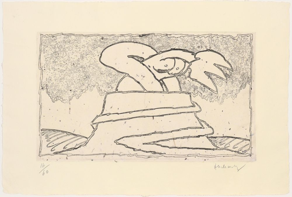 Engraving Alechinsky - Vulcanalyses 07