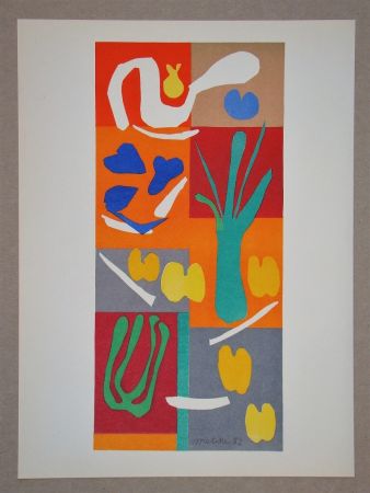 Lithograph Matisse (After) - Végétaux - 1952