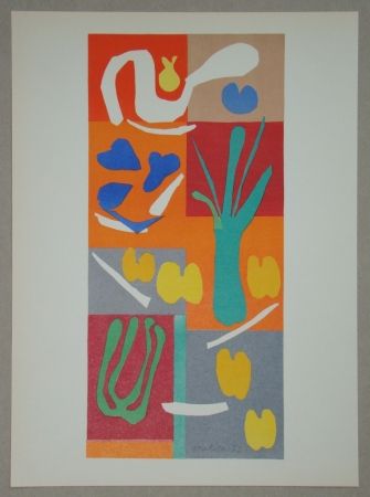 Lithograph Matisse - Végétaux, 1952