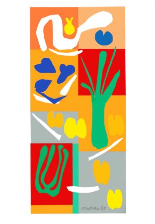 Lithograph Matisse - Végétaux (Vegetables)