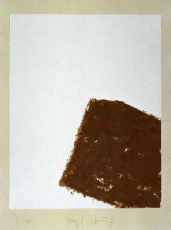 Lithograph Beuys - Wandernde Kiste Nr. 3