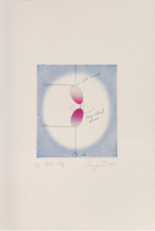 Lithograph Rosenquist - Water Lily