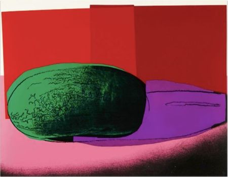 Screenprint Warhol - Watermelon (Space Fruit: Still Lifes - FS II.199)